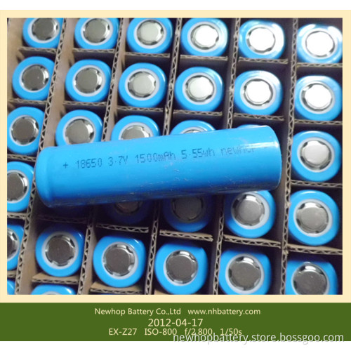 18650 Li-ion Battery 3.7V 2000mAh for Toys